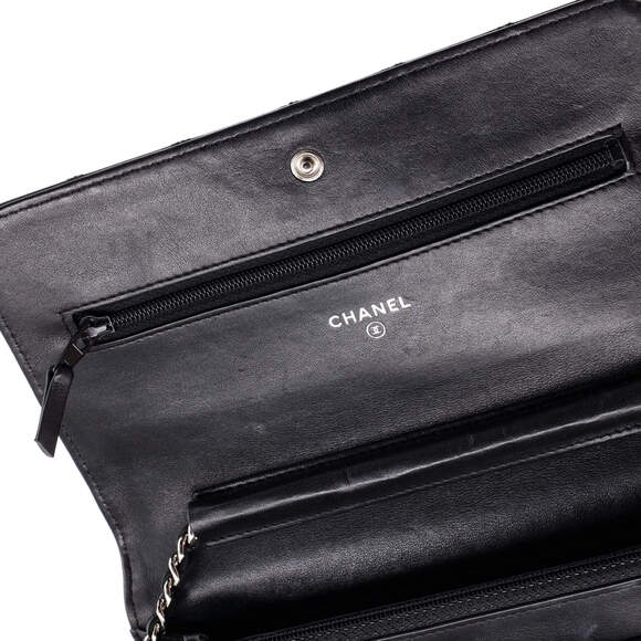 Chanel Diamond Stitch Wallet On Chain #152522C19B - Picture 7 of 9